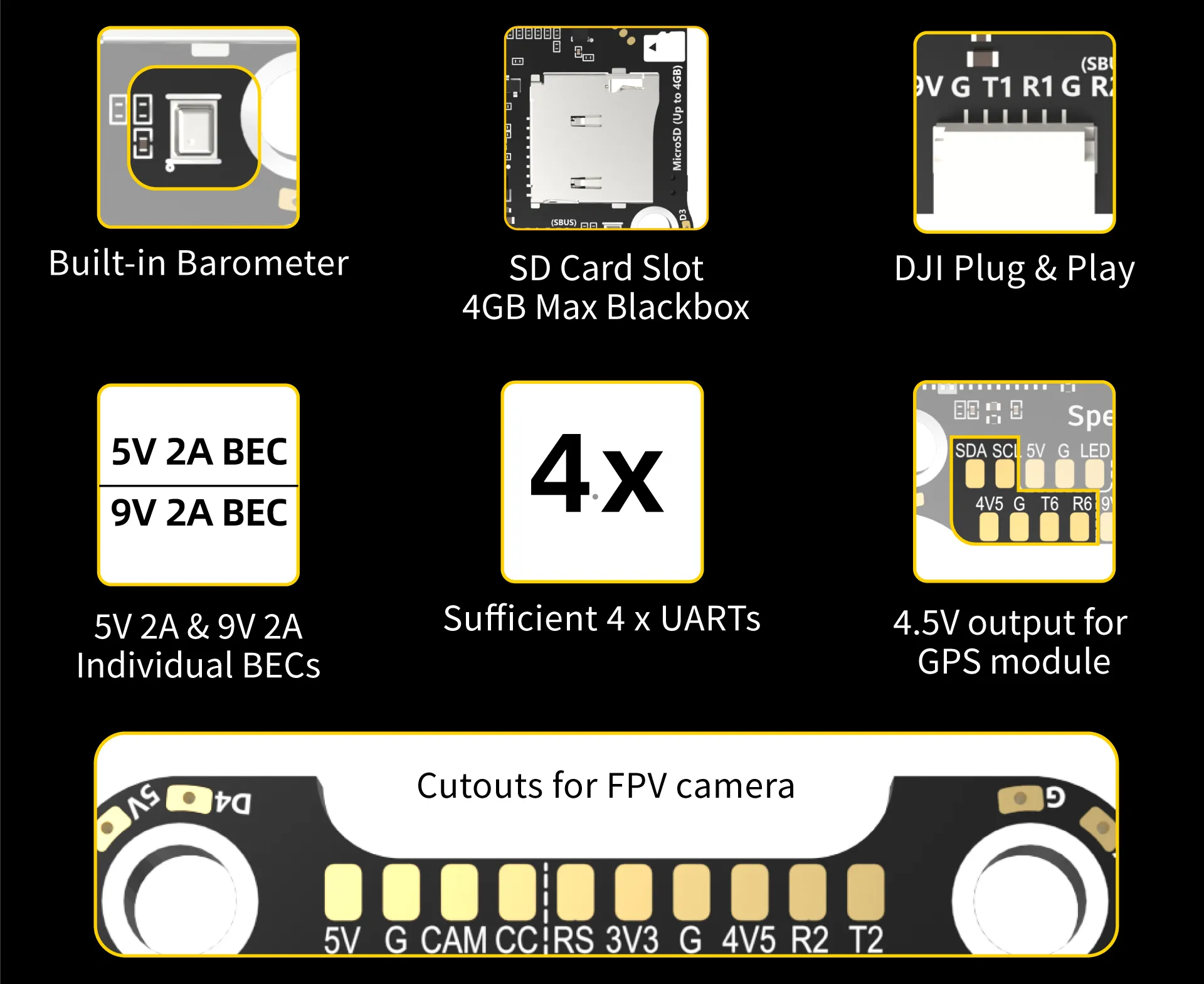 Pilha FPV Flytower F405 V3 50A 1(9).webp